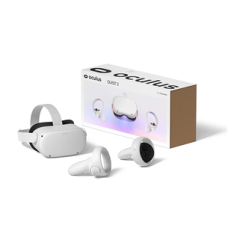 Meta Quest 2, 128 GB, Krmilniki na dotik, bela - Slušalke za navidezno resničnost